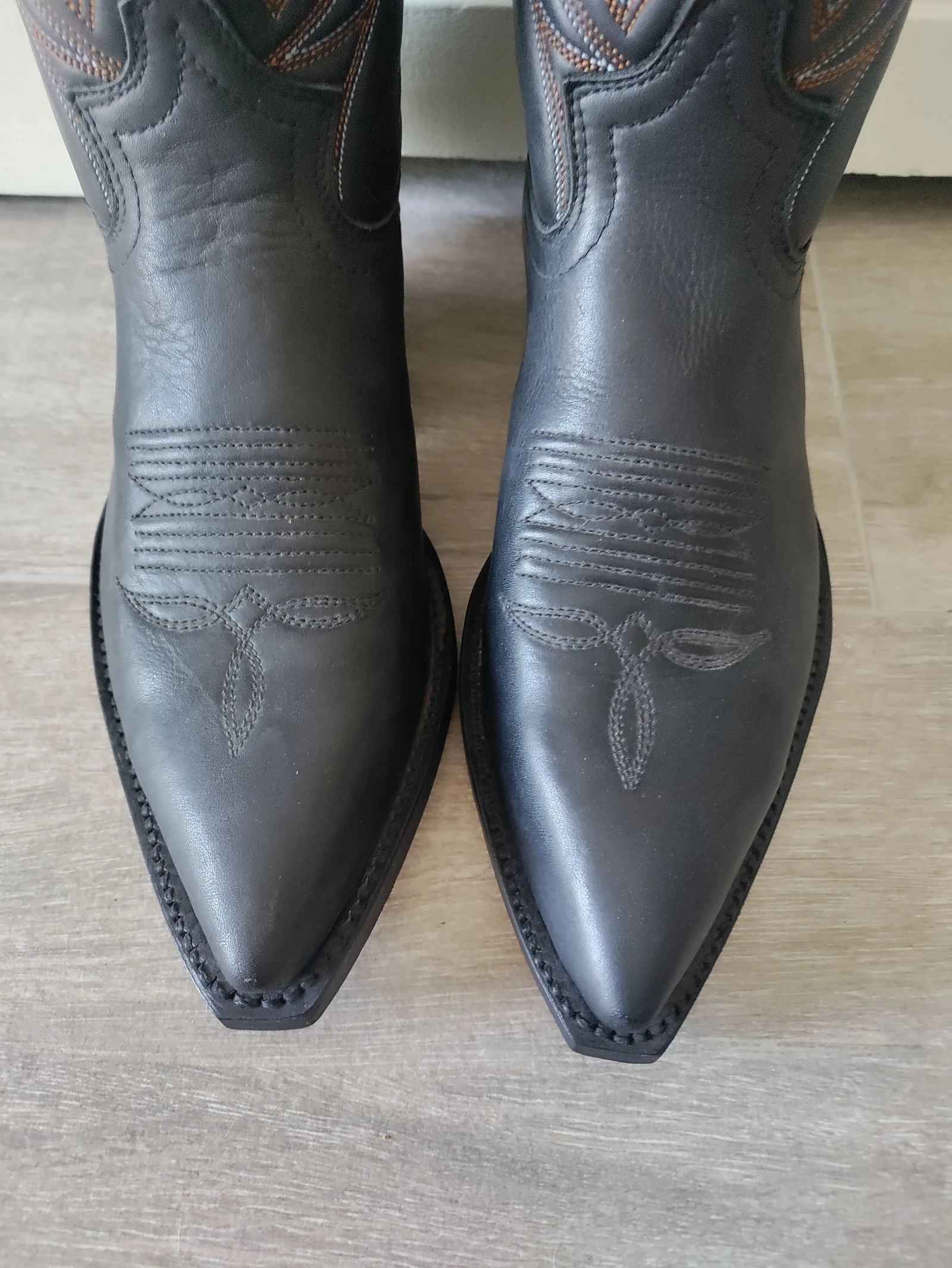 Mosquito Boots cowboy negras piel – Eu 36 – Nuevas sin estrenar – photo 6